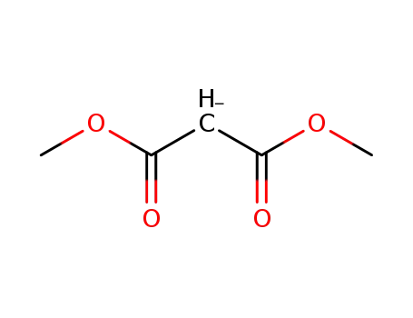 Molecular Structure of 33673-07-3 (Propanedioic acid, dimethyl ester, ion(1-))