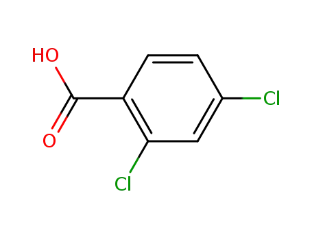 Molecular Structure of 50-84-0 (2,4-Dichlorobenzoic acid)