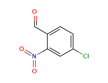 Molecular Structure of 5551-11-1 (4-Chloro-2-nitrobenzaldehyde)