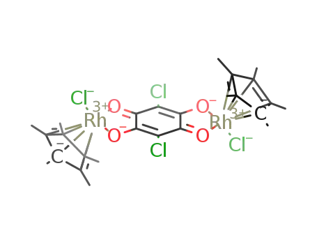 [Cp*2Rh2(μ-2,5-dichloro-3,6-dihydroxy-1,4-benzoquinoate)]Cl2