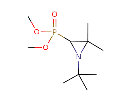 O,O-dimethyl (1-tert-butyl-3,3-dimethyl-aziridin-2-yl)phosphonate