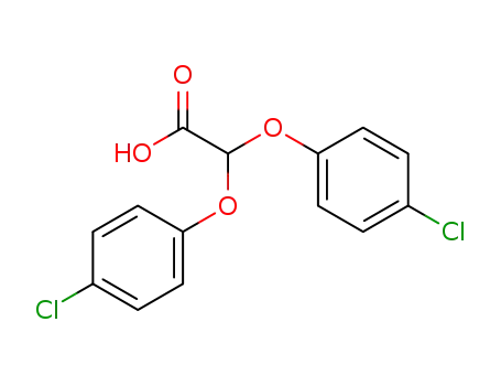 Molecular Structure of 29815-94-9 (BIS(4-CHLOROPHENOXY)ACETIC ACID)