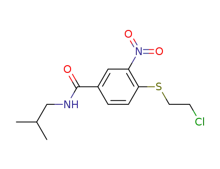 4-(2-chloroethylthio)-N-isobutyl-3-nitrobenzamide
