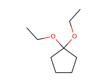 Molecular Structure of 23786-93-8 (1,1-diethoxycyclopentane)