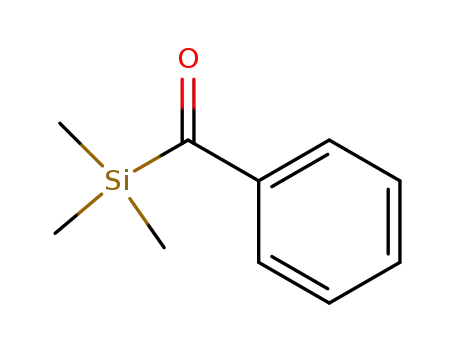 Molecular Structure of 5908-41-8 (phenyl(triMethylsilyl)Methanone)