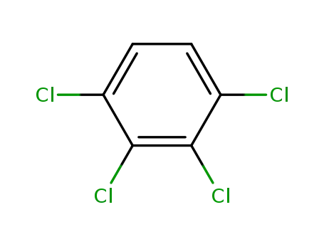 Molecular Structure of 634-66-2 (1,2,3,4-Tetrachlorobenzene)
