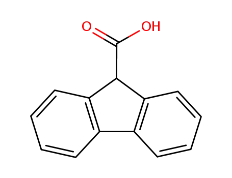 Molecular Structure of 1989-33-9 (9-Carboxyfluorene)