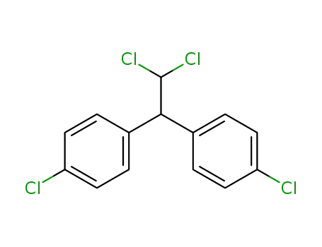 Molecular Structure of 72-54-8 (1,1-Bis(4-chlorophenyl)-2,2-dichloroethane)