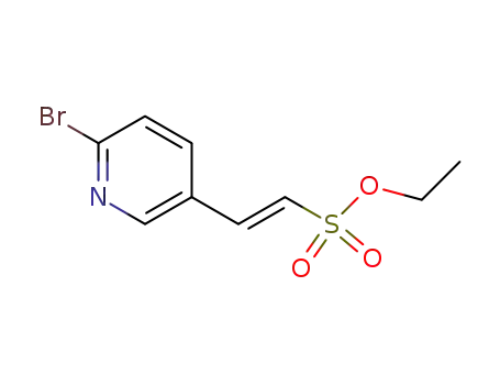 (E)-Ethyl 2-(6-bromopyridin-3-yl)ethenesulfonate