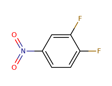 369-34-6,3,4-Difluoronitrobenzene,Benzene, 1,2-difluoro-4-nitro-;1,2-Difluoro-4-nitrobenzene;3,4-Difluoro nitrobenzene;3,4-Difluoro-1-Nitrobenzene;2,4-Difluoro Nitrobenzene;