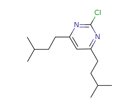 2-chloro-4,6-bis-(3-methyl-butyl)-pyrimidine