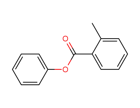 Molecular Structure of 15813-38-4 (Benzoic acid, 2-methyl-, phenyl ester)