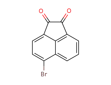 Molecular Structure of 26254-35-3 (1,2-Acenaphthylenedione, 5-bromo-)