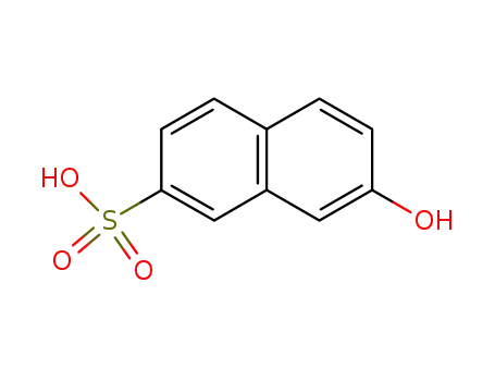 Molecular Structure of 92-40-0 (7-hydroxynaphthalene-2-sulphonic acid)