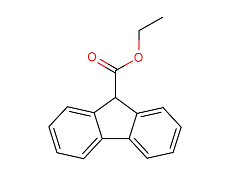 Molecular Structure of 26878-12-6 (ethyl fluorene-9-carboxylate)