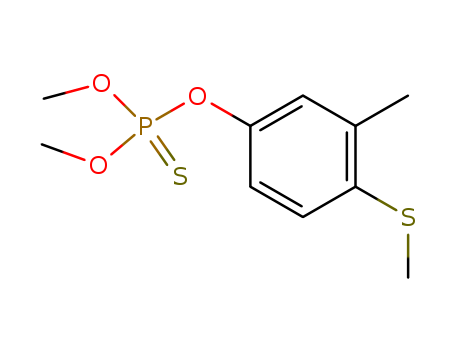 Phosphorothioicacid, O,O-dimethyl O-[3-methyl-4-(methylthio)phenyl] ester