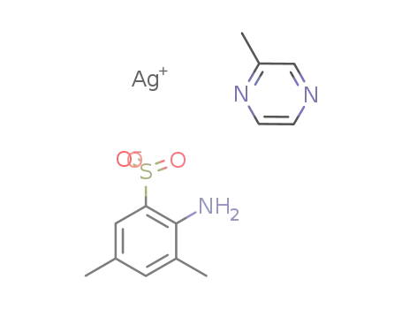 Ag(2-amino-3,5-dimethylbenzenesulfonate)(2-methylpyrazine)