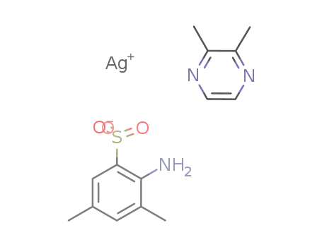 Ag(2-amino-3,5-dimethylbenzenesulfonate)(2,3-dimethylpyrazine)