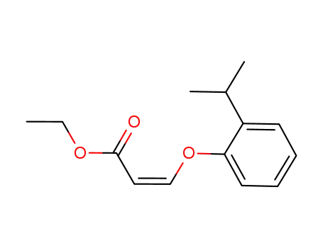 (Z)-3-(2-isopropyl-phenoxy)-acrylic acid ethyl ester