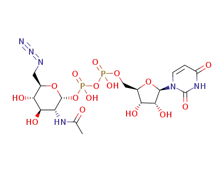 uridine 5'-diphospho-2-acetamido-6-azido-2,6-dideoxy-α-D-glucopyranoside