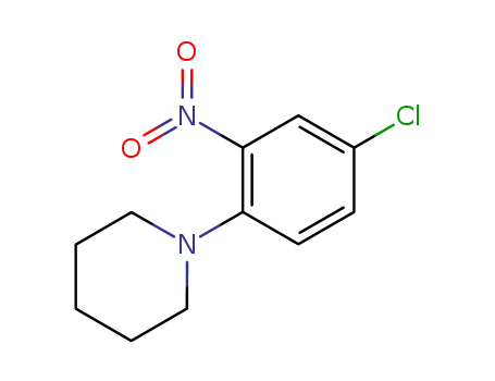 Molecular Structure of 33784-44-0 (1-(4-CHLORO-2-NITROPHENYL)PIPERIDINE)
