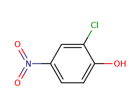Molecular Structure of 619-08-9 (2-Chloro-4-nitrophenol)