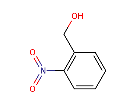 Molecular Structure of 612-25-9 (2-Nitrobenzyl alcohol)