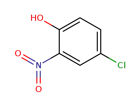 Molecular Structure of 89-64-5 (4-CHLORO-2-NITROPHENOL)