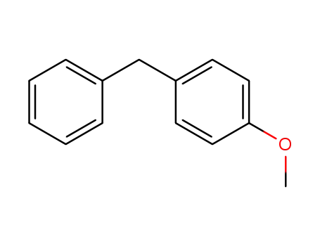 Molecular Structure of 834-14-0 (4-METHOXYDIPHENYLMETHANE)