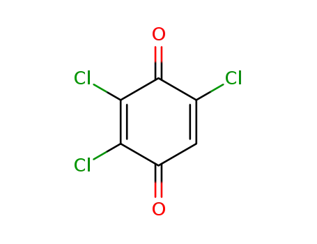 Molecular Structure of 634-85-5 (2,3,5-TRICHLORO-1,4-BENZOQUINONE)