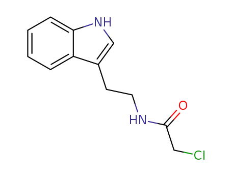 Molecular Structure of 52191-26-1 (3-(CHLOROACETAMIDOETHYL)INDOLE)