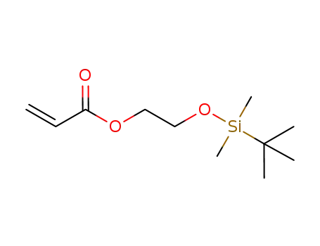Molecular Structure of 853009-36-6 (2-Propenoic acid, 2-[[(1,1-dimethylethyl)dimethylsilyl]oxy]ethyl ester)