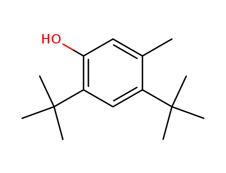 Molecular Structure of 497-39-2 (4,6-DI-TERT-BUTYL-M-CRESOL)