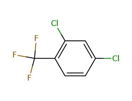 Molecular Structure of 320-60-5 (2,4-Dichlorobenzotrifluoride)