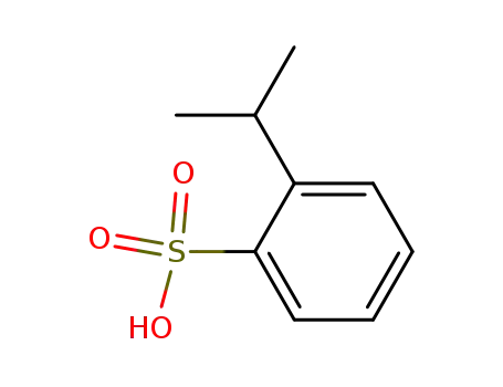 Molecular Structure of 22033-07-4 (Benzenesulfonic acid, 2-(1-methylethyl)-)