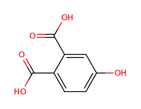 Molecular Structure of 610-35-5 (4-Hydroxyphthalic acid)
