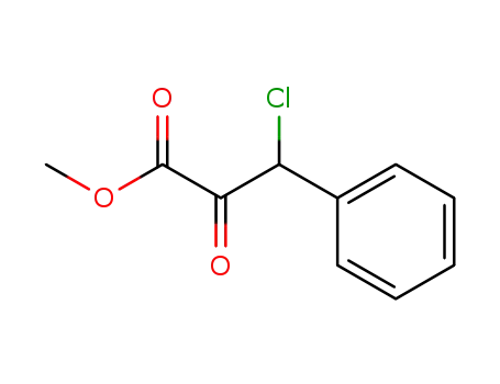 Molecular Structure of 32803-73-9 (Benzenepropanoic acid, b-chloro-a-oxo-, methyl ester)