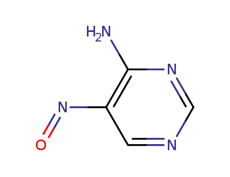 Molecular Structure of 412341-12-9 (4-Pyrimidinamine, 5-nitroso- (9CI))