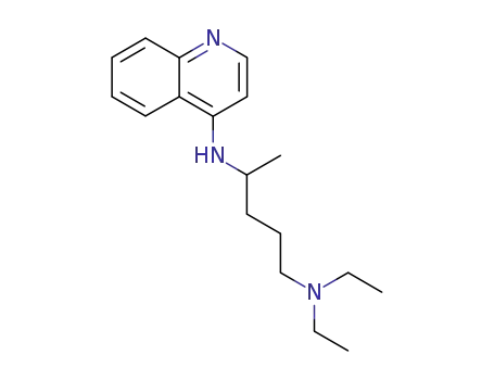 Molecular Structure of 1915-92-0 (1,4-Pentanediamine,N1,N1-diethyl-N4-4- quinolinyl- )