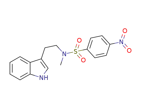 N-(2-(1H-indol-3-yl)ethyl)-N-methyl-4-nitrobenzenesulfonamide
