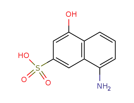 Molecular Structure of 489-78-1 (5-AMINO-1-NAPHTHOL-3-SULFONIC ACID)
