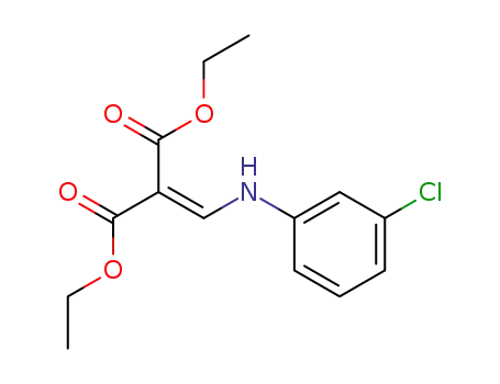 Molecular Structure of 3412-99-5 (diethyl [(m-chloroanilino)methylene]malonate)