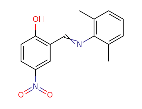2-[(2,6-dimethylphenylimino)methyl]-4-nitrophenol
