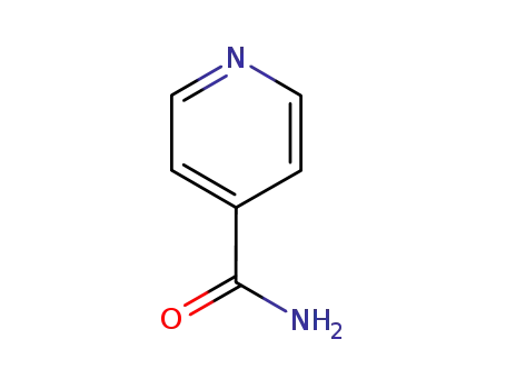 Molecular Structure of 1453-82-3 (Isonicotinamide)