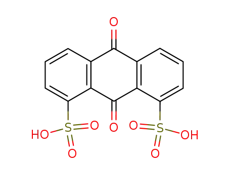 Molecular Structure of 82-48-4 (9,10-dioxoanthracene-1,8-disulphonic acid)