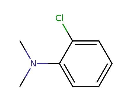 Molecular Structure of 698-01-1 (2-Chloro-N,N-dimethylaniline)