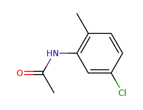 Molecular Structure of 5900-55-0 (2-ACETAMINO-4-CHLOROTOLUENE)