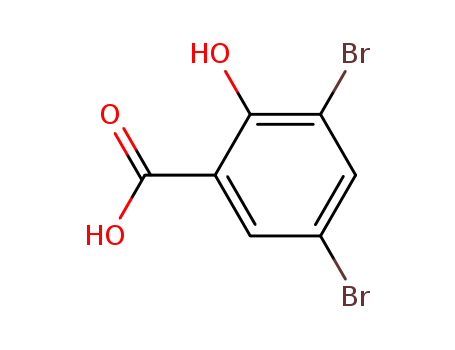 Benzoic acid,3,5-dibromo-2-hydroxy-(3147-55-5)