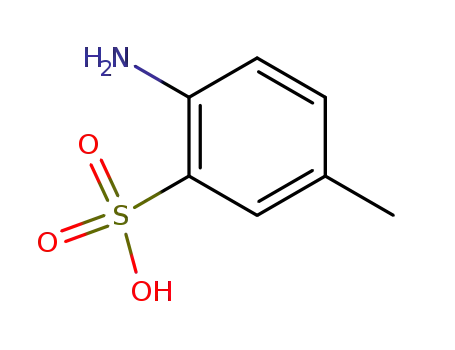 Molecular Structure of 88-44-8 (4-Aminotoluene-3-sulfonic acid)