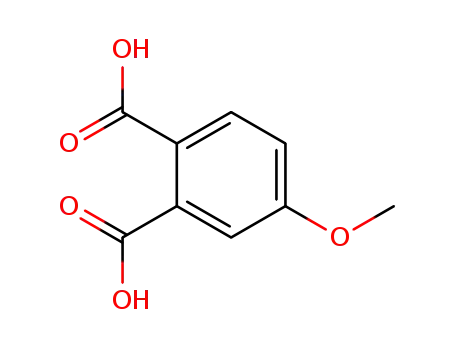 Molecular Structure of 1885-13-8 (4-Methoxyphthalic acid)